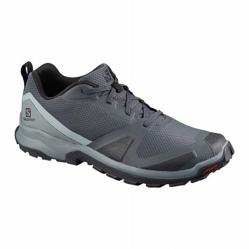 Zapatillas Trekking Salomon Hombre Azules Oscuro / Negras - Salomon Argentina XA COLLIDER ,924081-PA